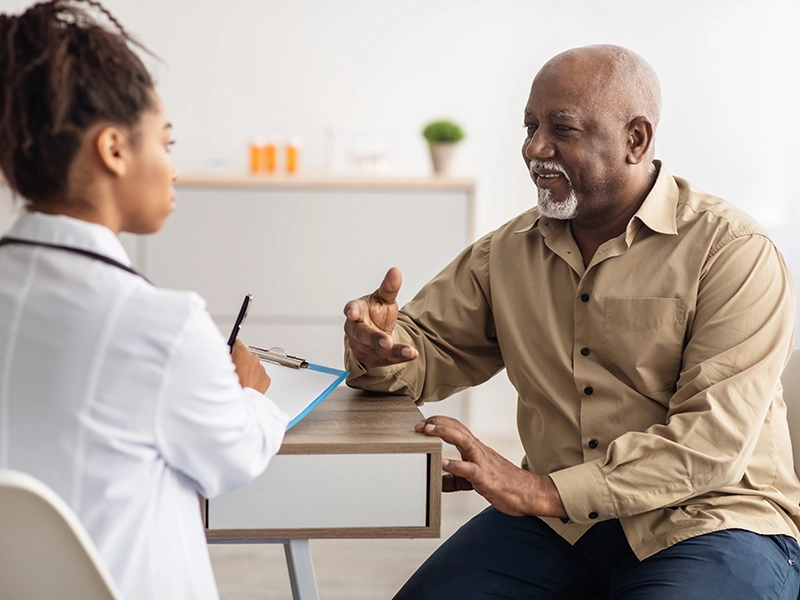 consultation with doctor